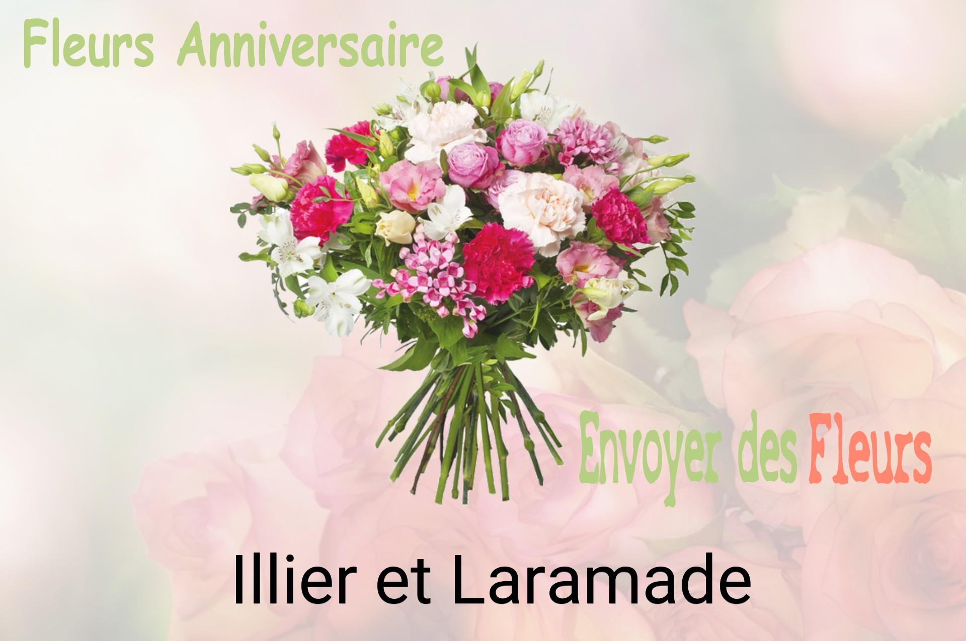 Bouquet de fleurs d’anniversaire livré à Illier-et-Laramade